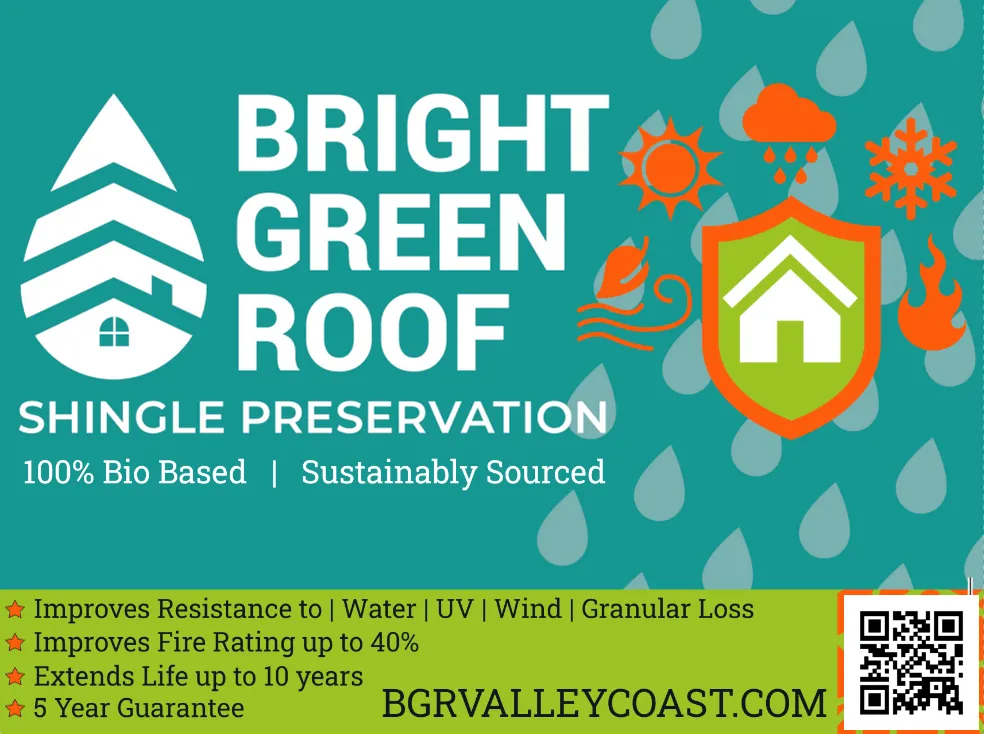 Slide of Valley Coast Bright Green Roof