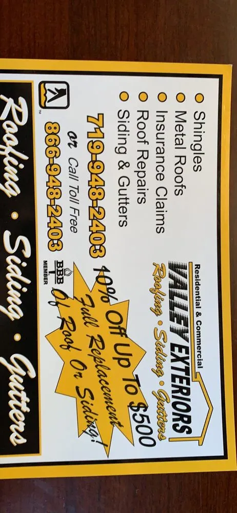 Slide of Valley Exteriors