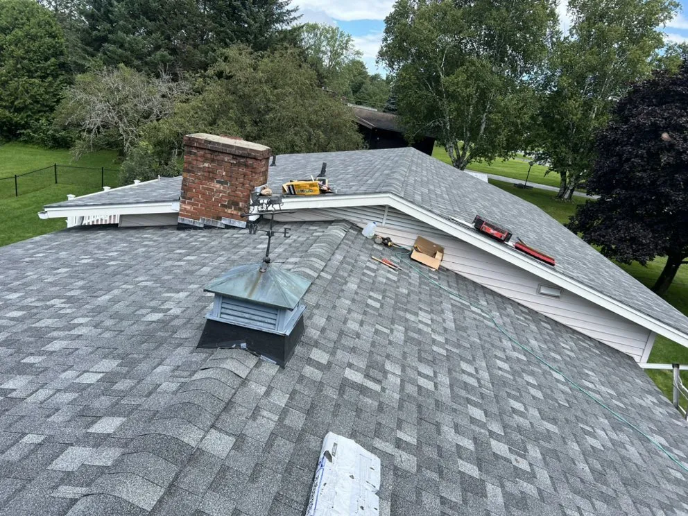 Slide of Valley Roofing