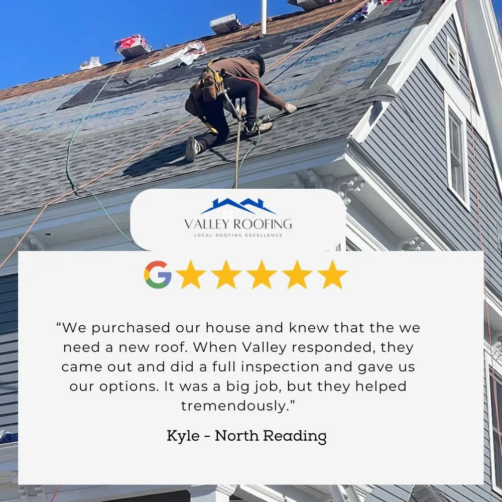 Slide of Valley Roofing