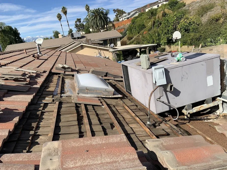 Slide of Valley Roofing