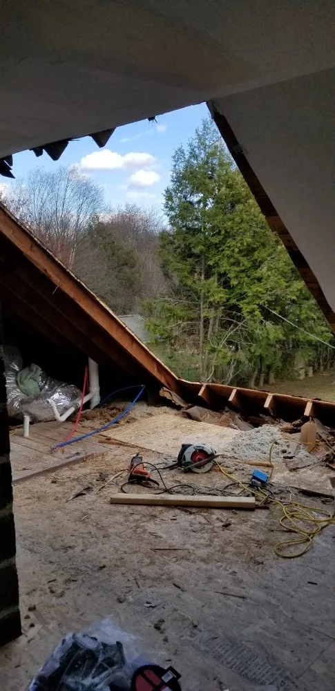 Slide of Valley Roofing