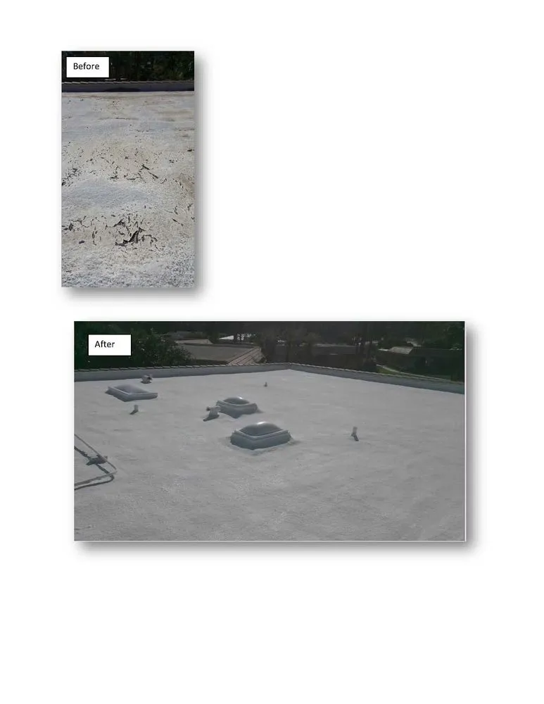 Slide of Valley Urethane Foam Roofing