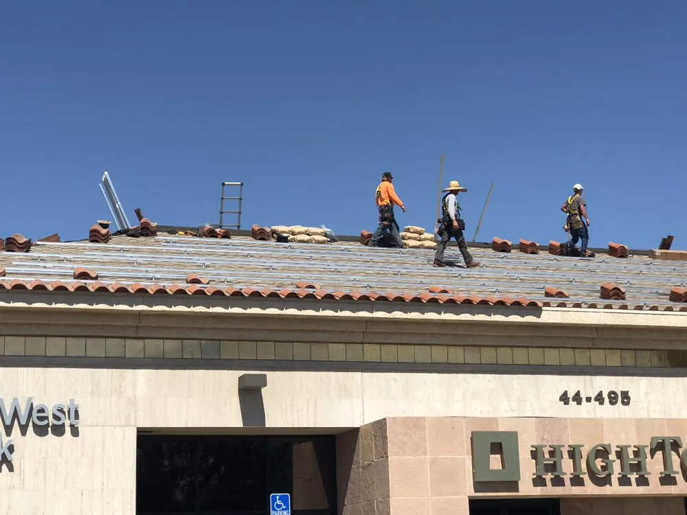 Slide of Valley Urethane Foam Roofing