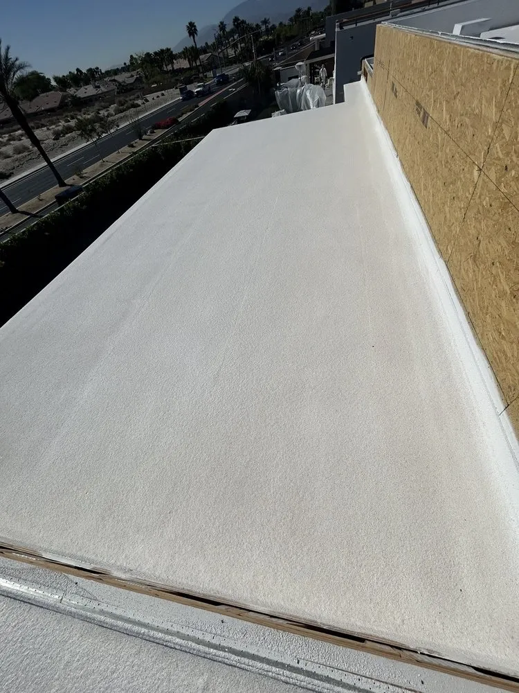 Slide of Valley Urethane Foam Roofing