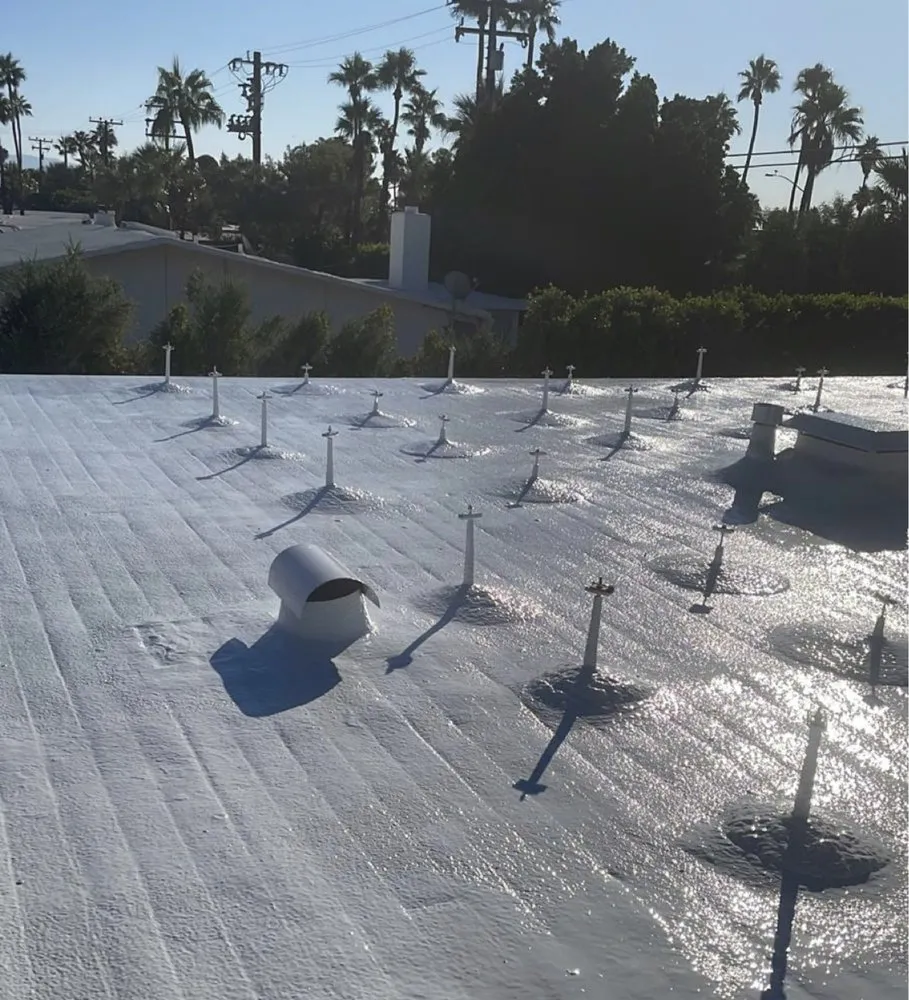 Slide of Valley Urethane Foam Roofing