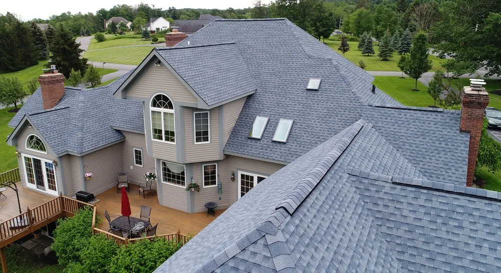 Slide of Van Derhoof Roofing