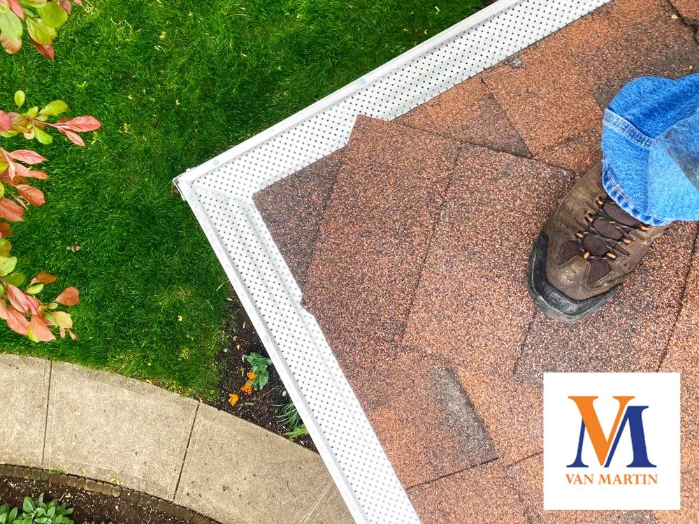 Slide of Van Martin Roofing - Mason