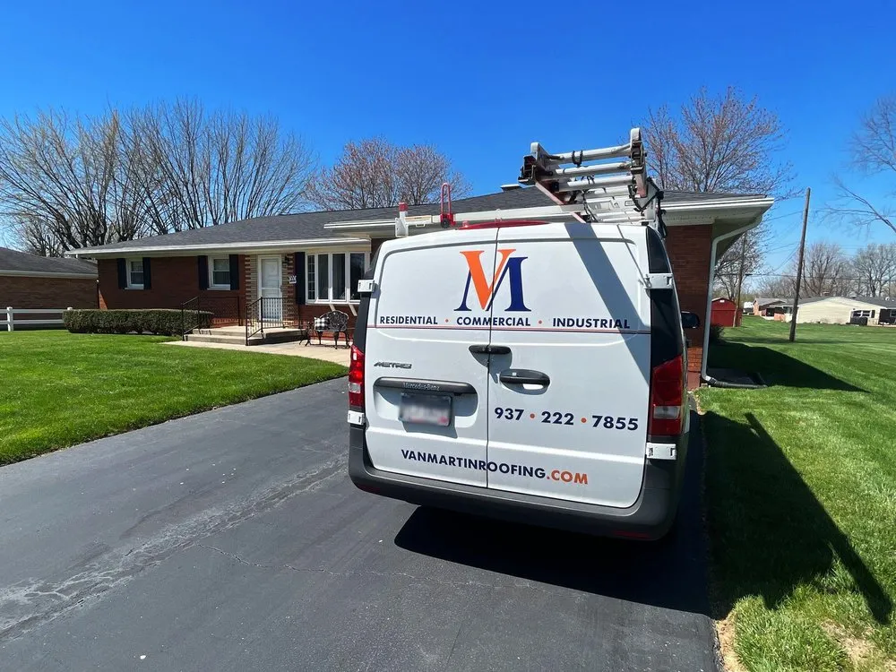 Slide of Van Martin Roofing - Mason