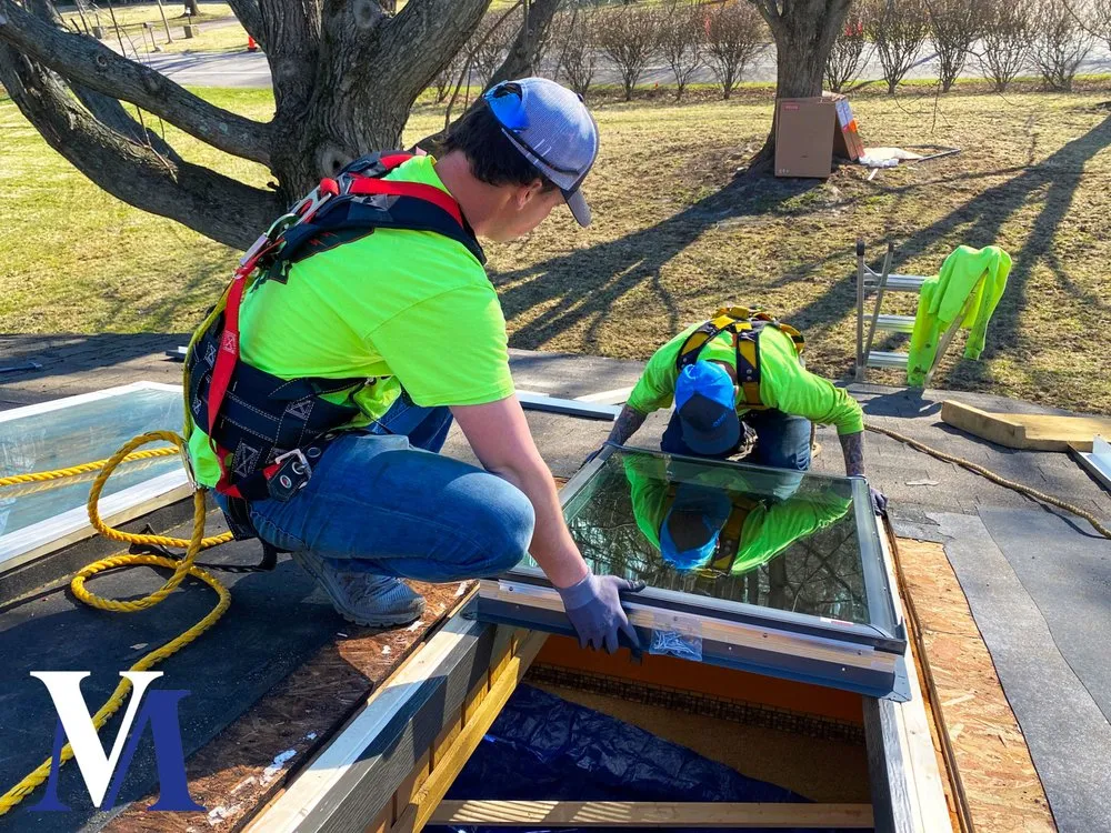 Slide of Van Martin Roofing Centerville
