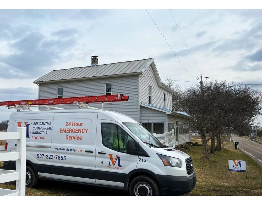 Slide of Van Martin Roofing