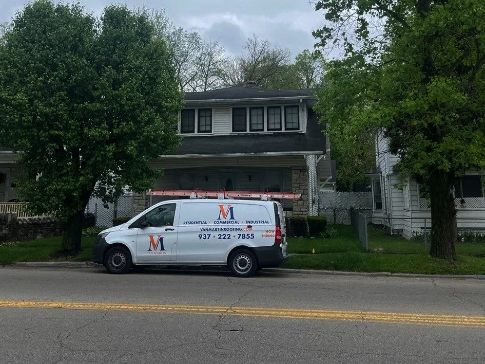 Slide of Van Martin Roofing