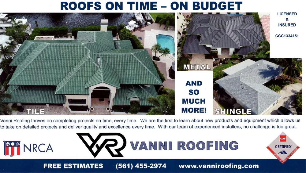Slide of Vanni Roofing