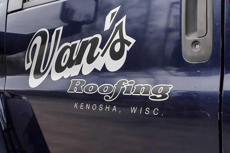 Slide of Van's Roofing