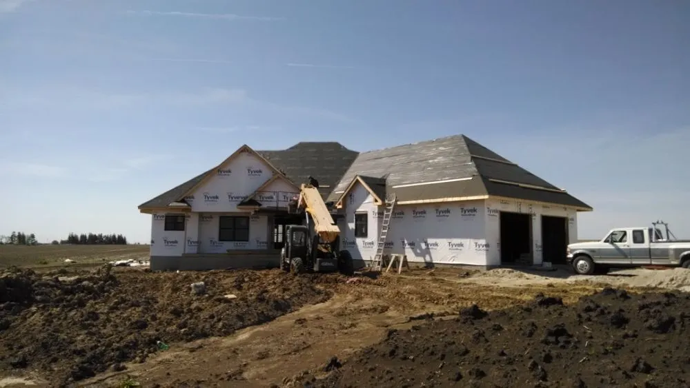 Slide of Vans Roofing Siding construction