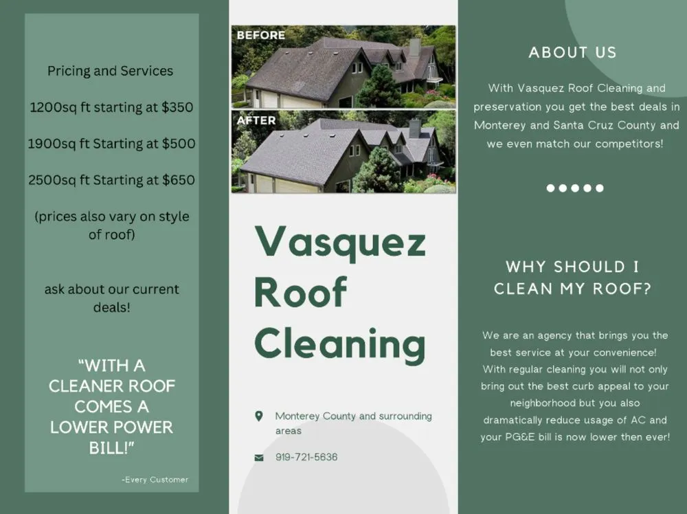 Slide of Vasquez Roof Cleaning