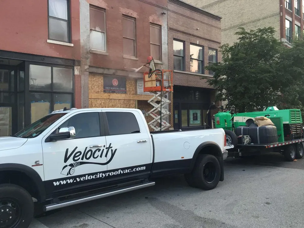 Slide of Velocity Roof Vacuum Services