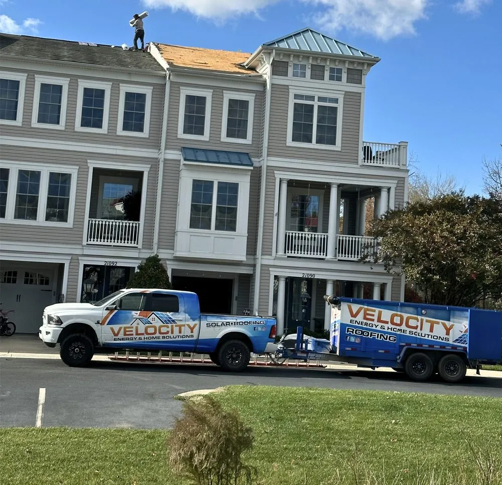 Slide of Velocity Roofing