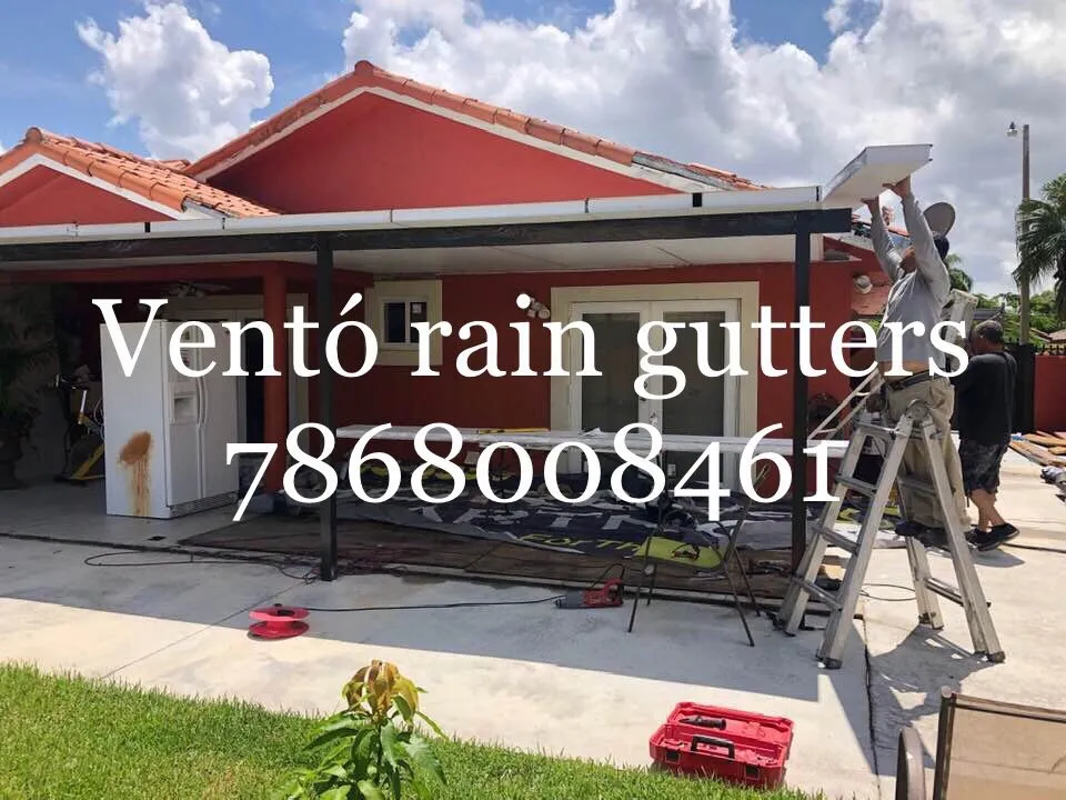 Slide of Vento Rain Gutters