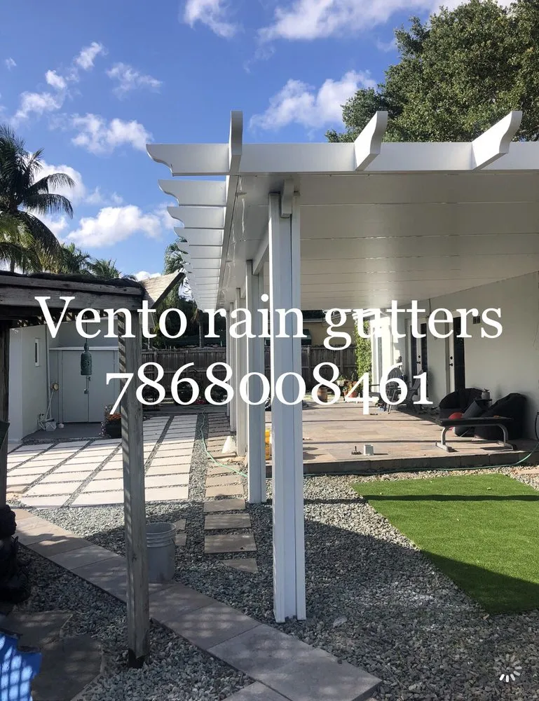 Slide of Vento Rain Gutters