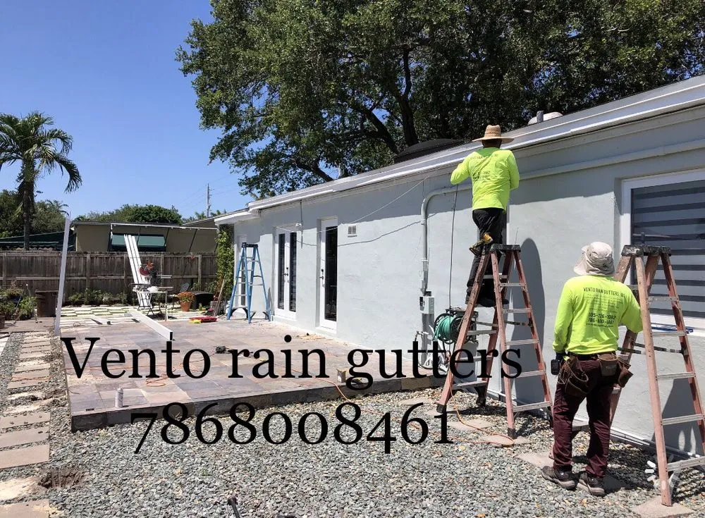 Slide of Vento Rain Gutters