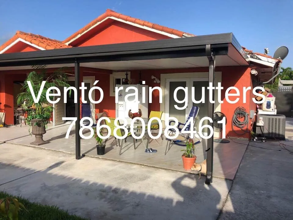 Slide of Vento Rain Gutters