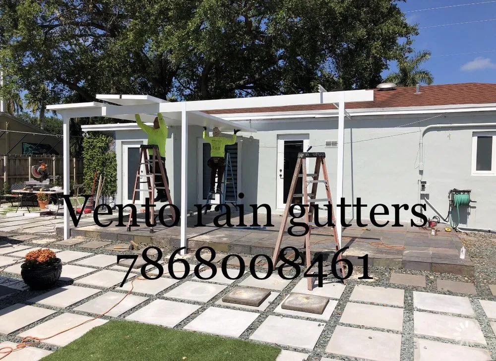 Slide of Vento Rain Gutters