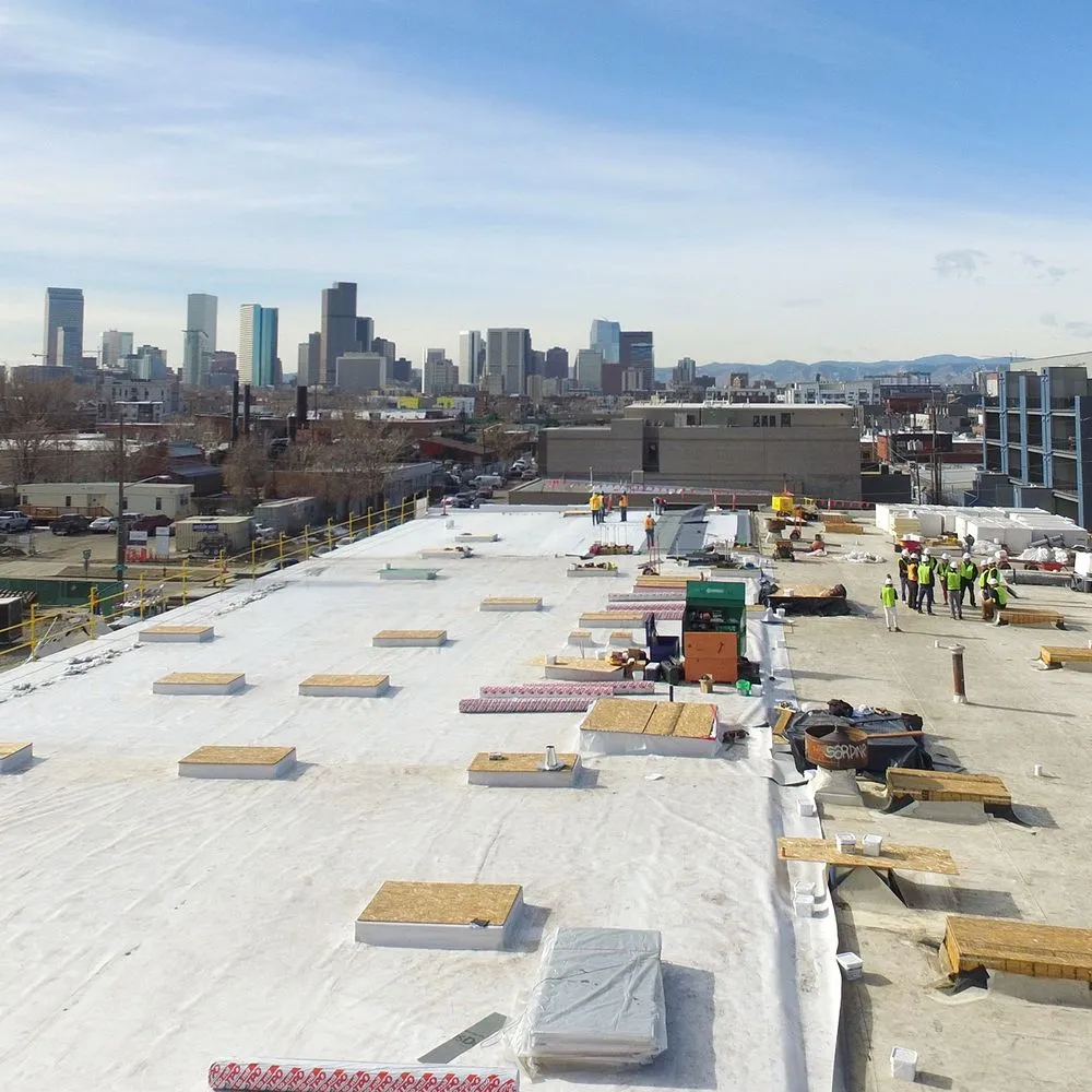 Slide of Vertical Roofing