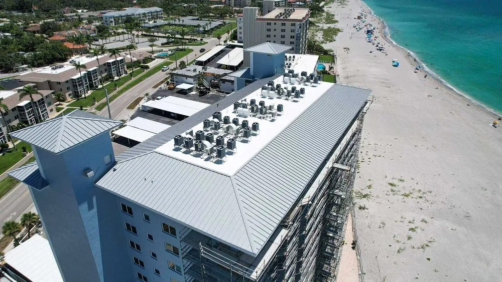 Slide of Vertical Roofing