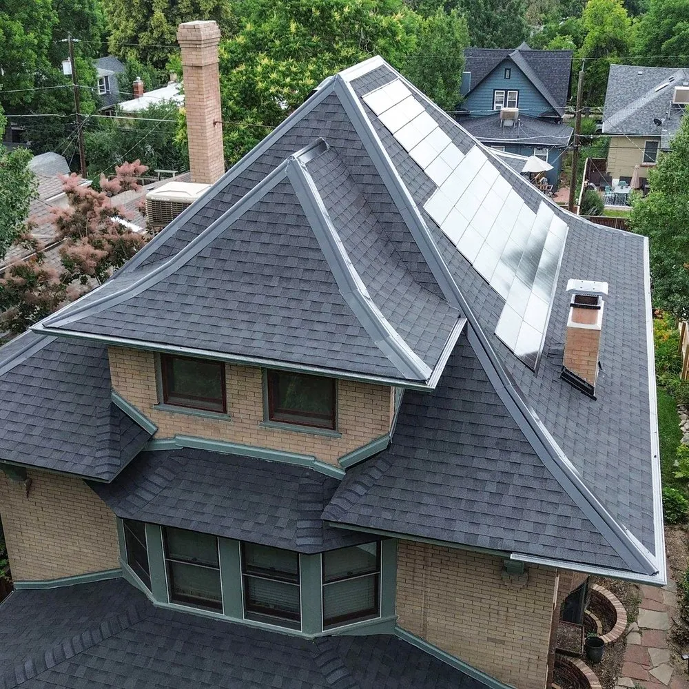 Slide of Vertical Roofing