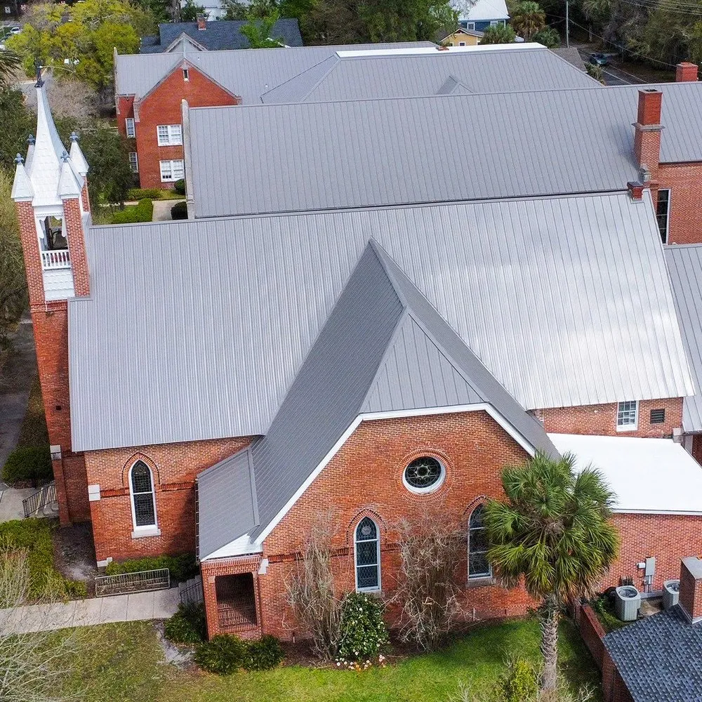 Slide of Vertical Roofing