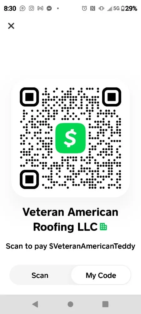 Slide of Veteran American Roofing