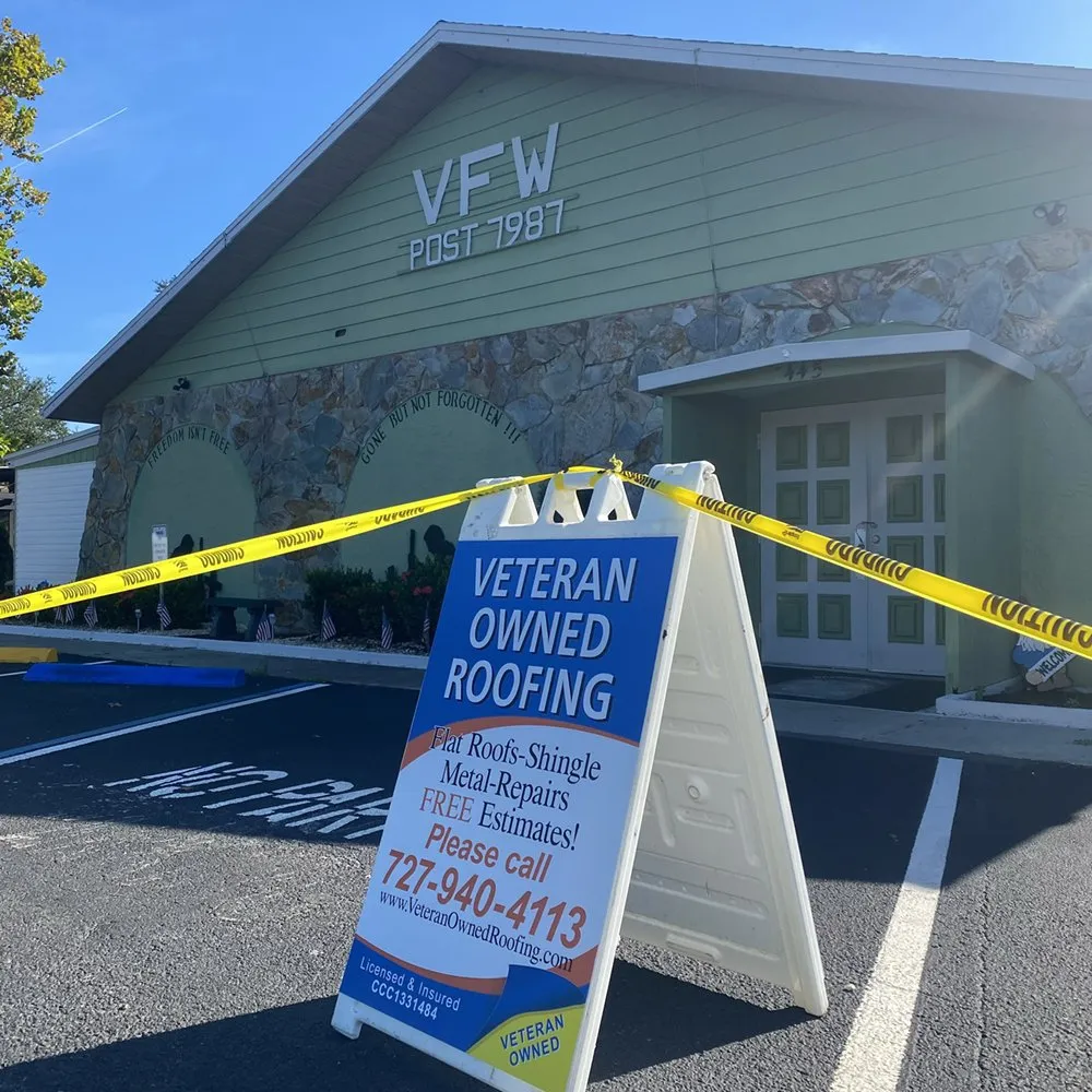 Slide of Veteran Owned Roofing