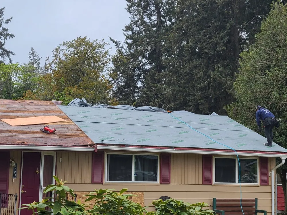 Slide of Veteran Roofers