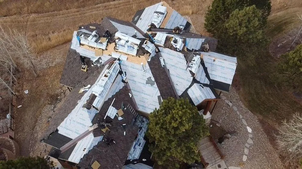 Slide of Veteran Roofing