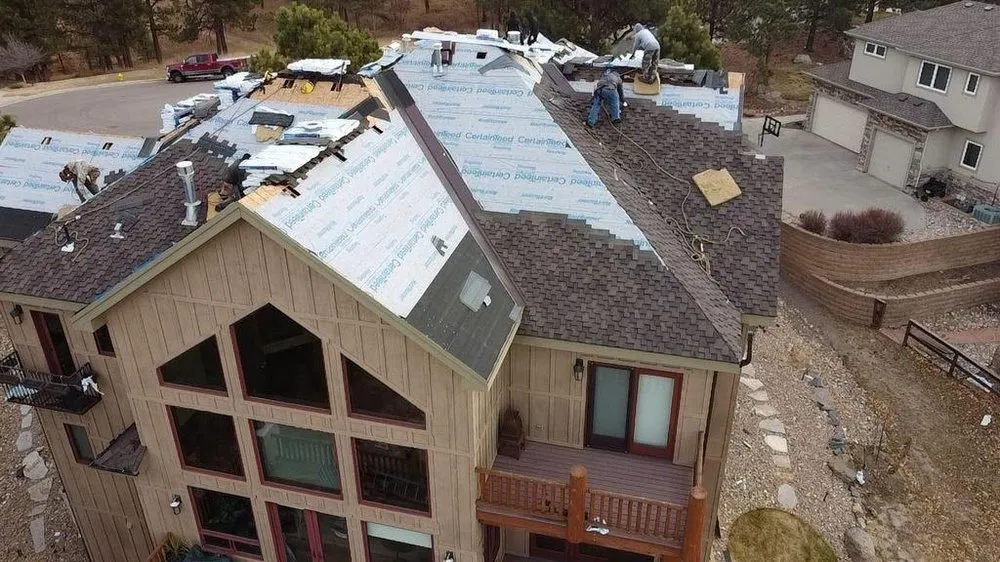 Slide of Veteran Roofing