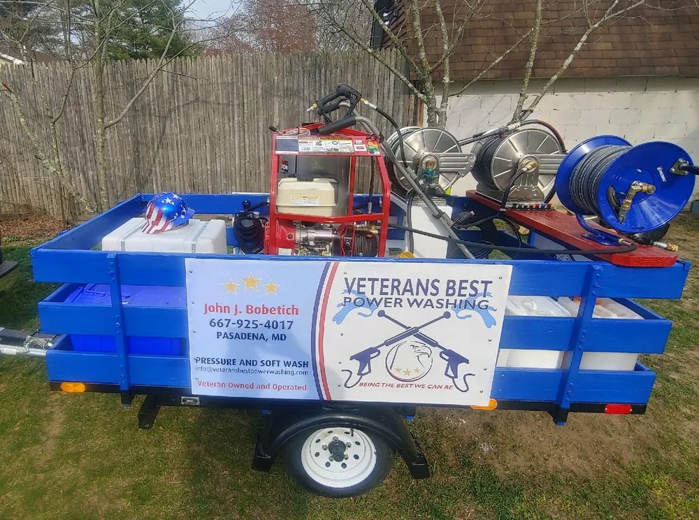Slide of Veterans Best Powerwashing