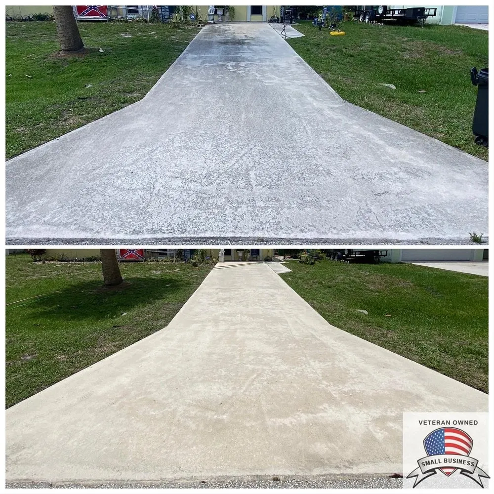 Slide of Veterans Pressure & Soft Washing