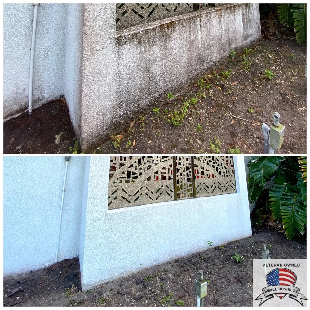 Slide of Veterans Pressure & Soft Washing