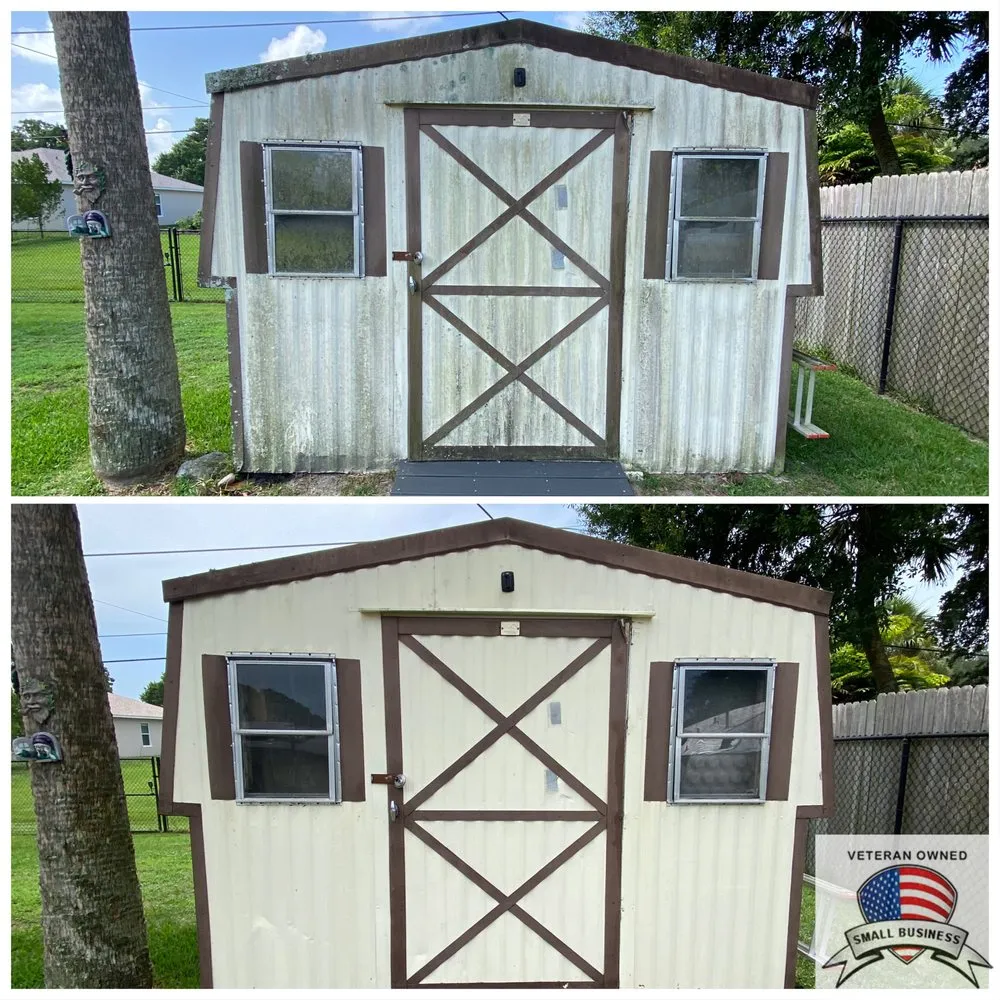 Slide of Veterans Pressure & Soft Washing