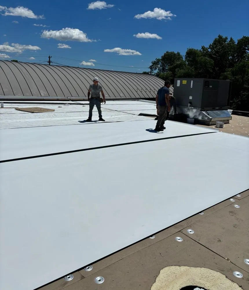 Slide of Veterans Roofing & Restoration