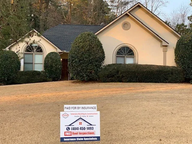 Slide of Veteran's Roofing Company