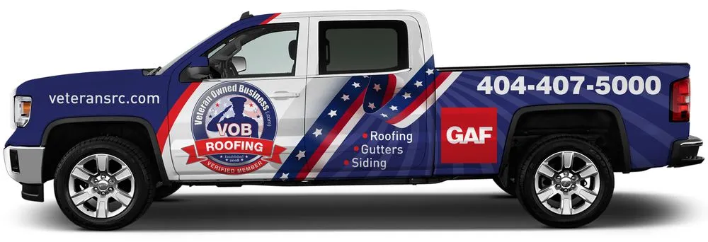 Slide of Veteran's Roofing Company