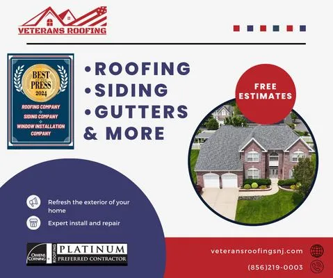 Veterans Roofing Logo