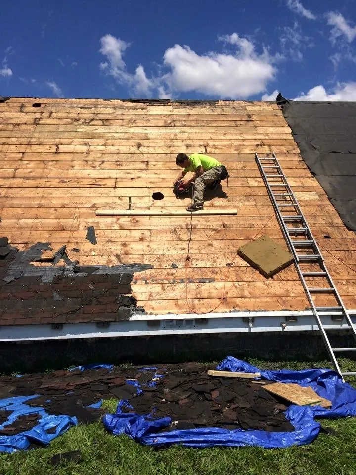 Slide of Veterans Roofing