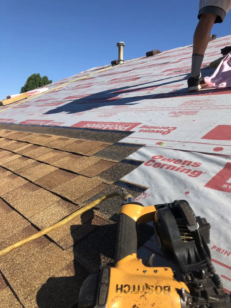 Slide of Veterans Roofing