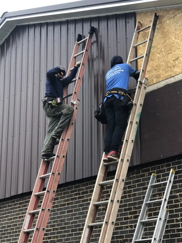 Slide of Veterans Roofing