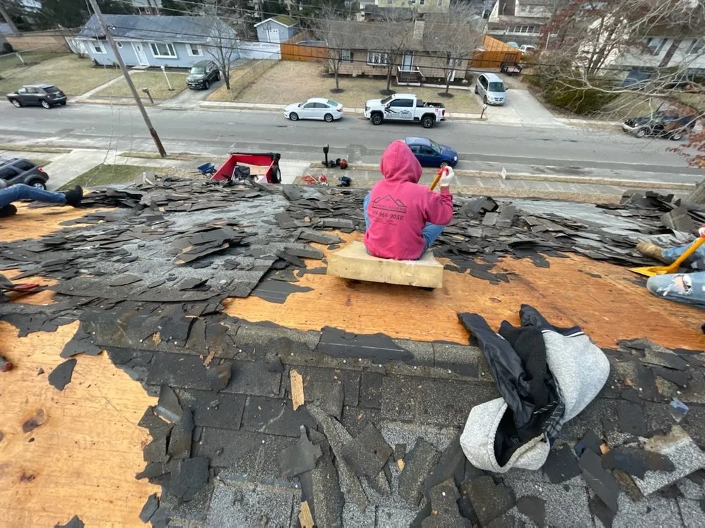 Slide of Veterans Roofing