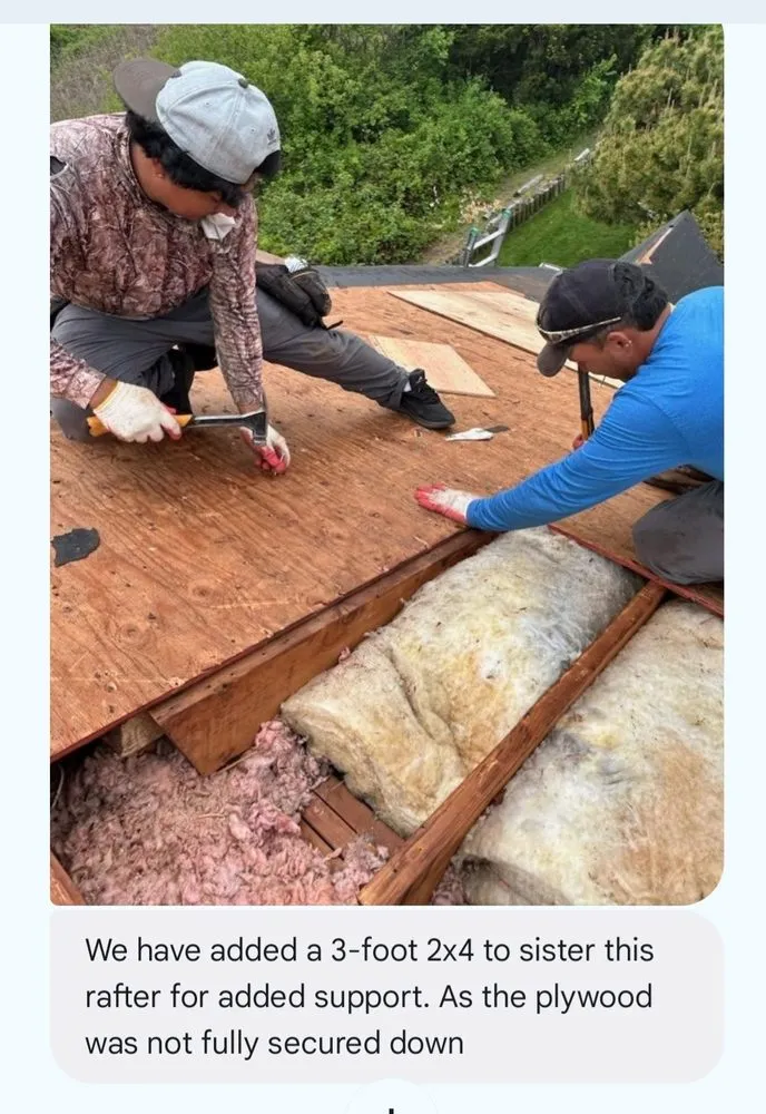 Slide of Veterans Roofing