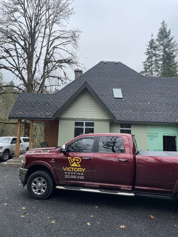 Slide of Victory Roofing